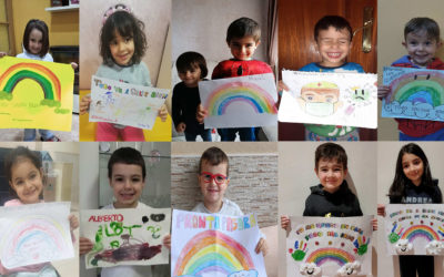El Colegio de Médicos de Ceuta recibe los dibujos, cartas y mensajes de ánimo de los niños de Melilla