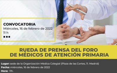 Pospuesta la rueda de prensa convocada por el Foro de Médicos de AP