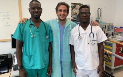 Termina la estancia de especialización de los dos médicos bisauguineanos en el Hospital de Ceuta