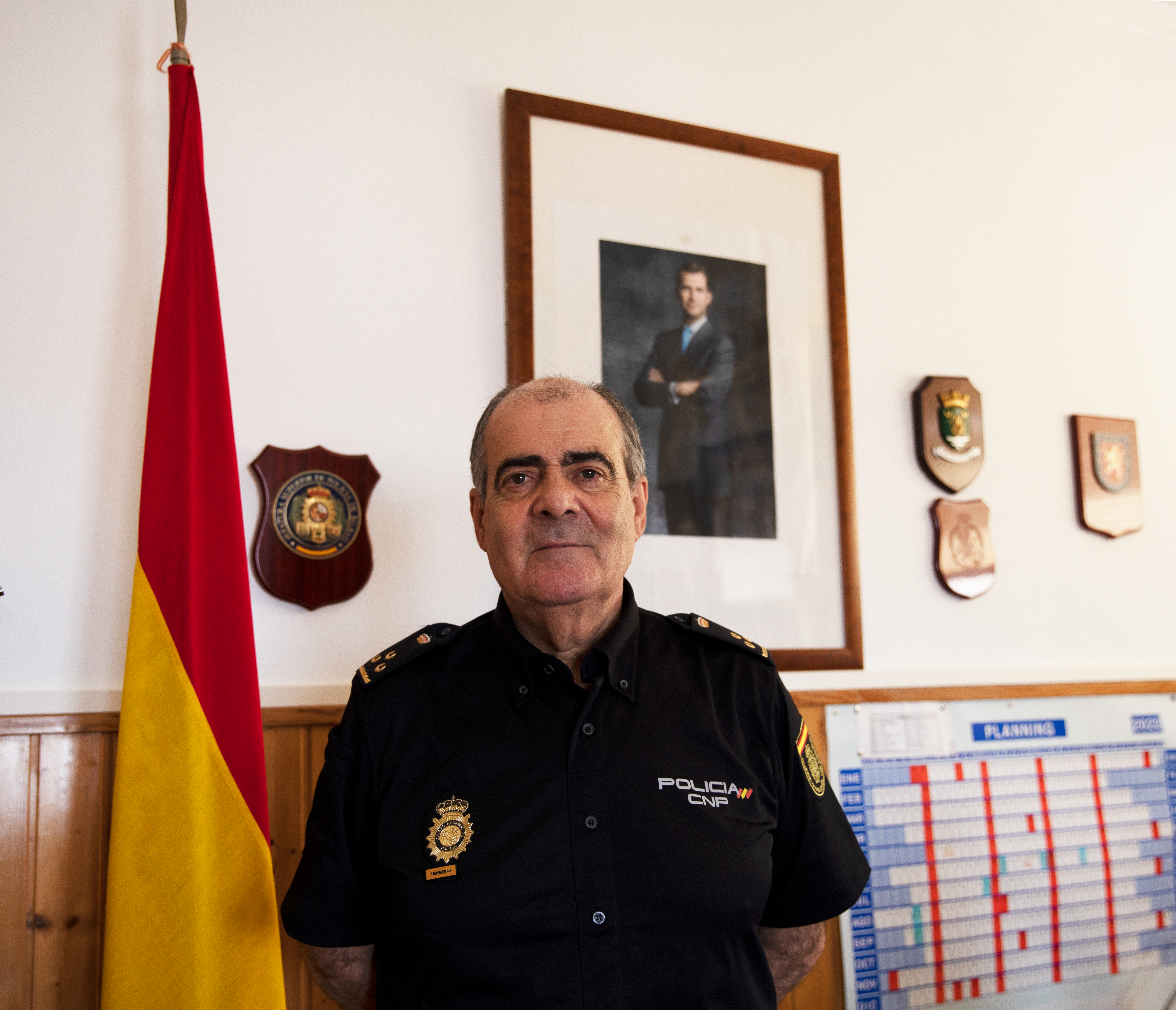 José Luis Fernández, Interlocutor Policial Sanitario de Ceuta, se jubila este 18 de junio