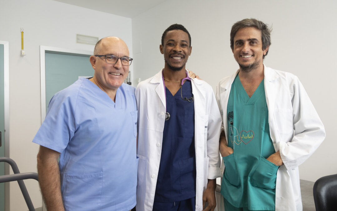 El médico de Sierra Leona termina su formación en Ceuta en patologías cardiólogas