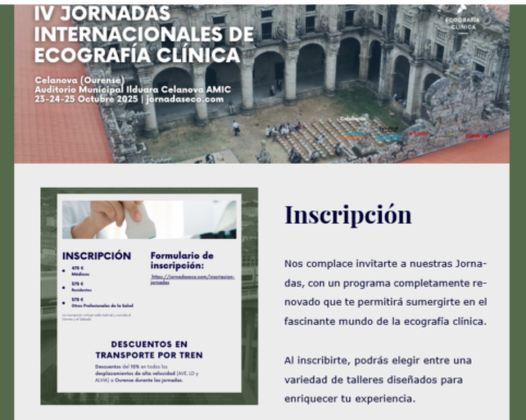 IV Jornadas internacionales de ecografía clínica