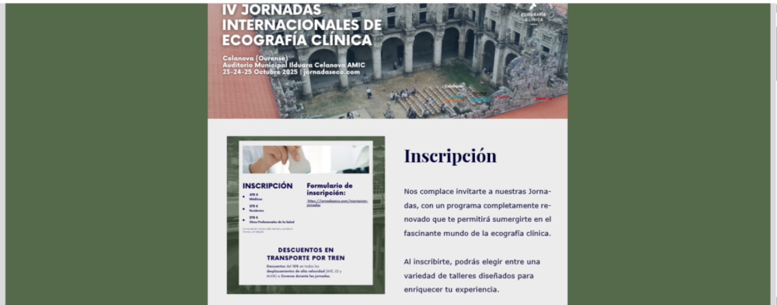 IV Jornadas internacionales de ecografía clínica